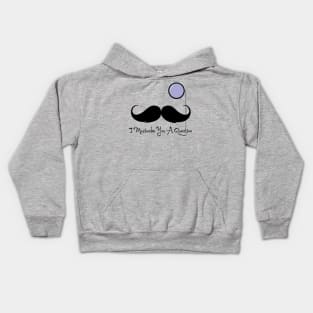 I Mustache You A Question Kids Hoodie